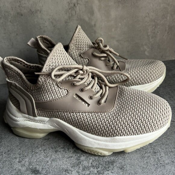 Streetwear Society Sneakers Women Size 8 Taupe Color - Picture 3 of 15